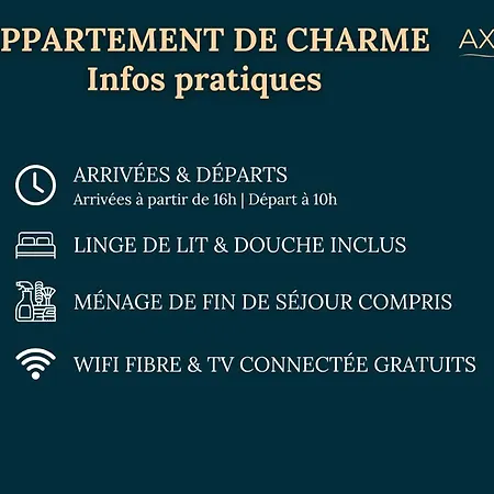 De Charme 2ch Centre Historique, Wifi Appartement